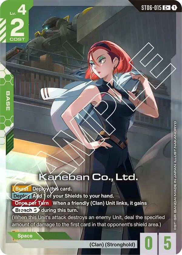 Image for Kaneban Co., Ltd. (C+) (ST06-015) (Starter Deck 06: Clan Unity) (ST06) - Gundam Card Game