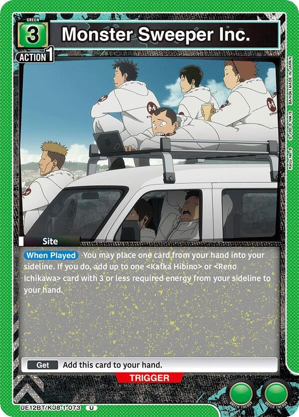 Image for Monster Sweeper Inc. (UE12BT/KJ8-1-073) (UE12BT: Kaiju No. 8) (UE12BT) - Union Arena