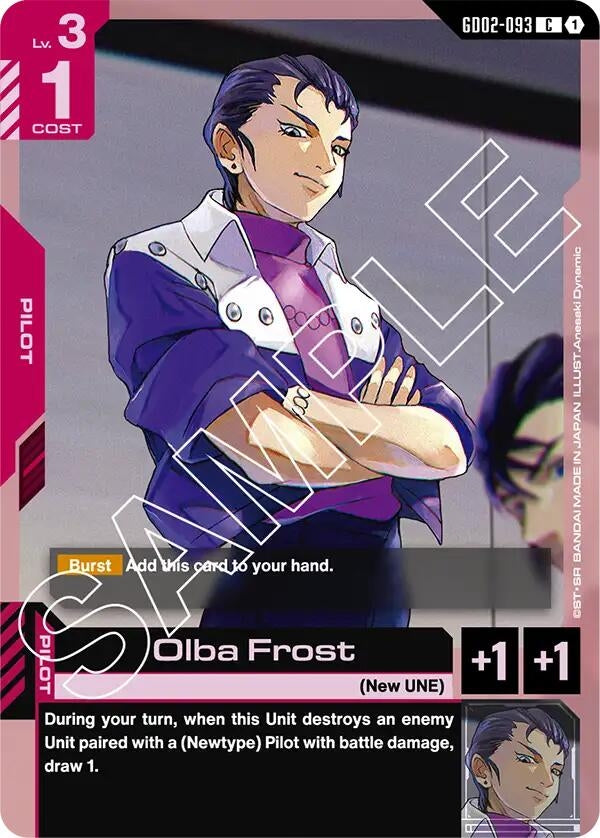 Image for Olba Frost (GD02-093) (Dual Impact) (GD02) - Gundam Card Game