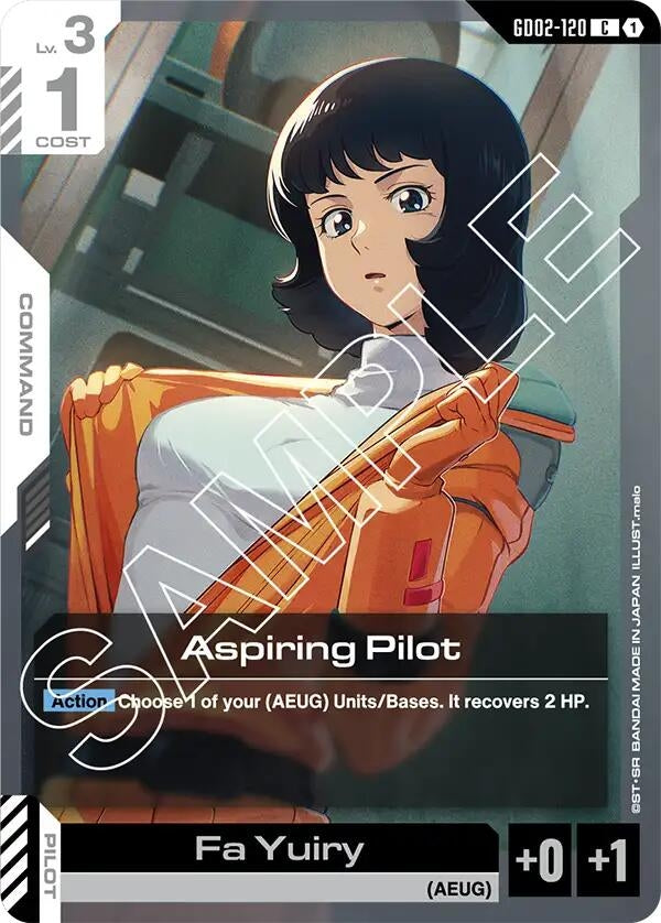 Image for Aspiring Pilot (GD02-120) (Dual Impact) (GD02) - Gundam Card Game