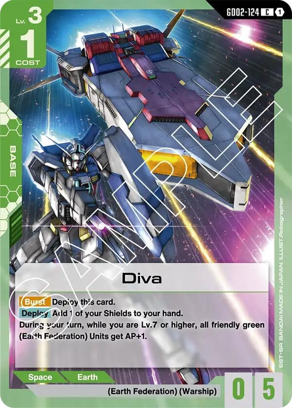 Image for Diva (GD02-124) (Dual Impact) (GD02) - Gundam Card Game