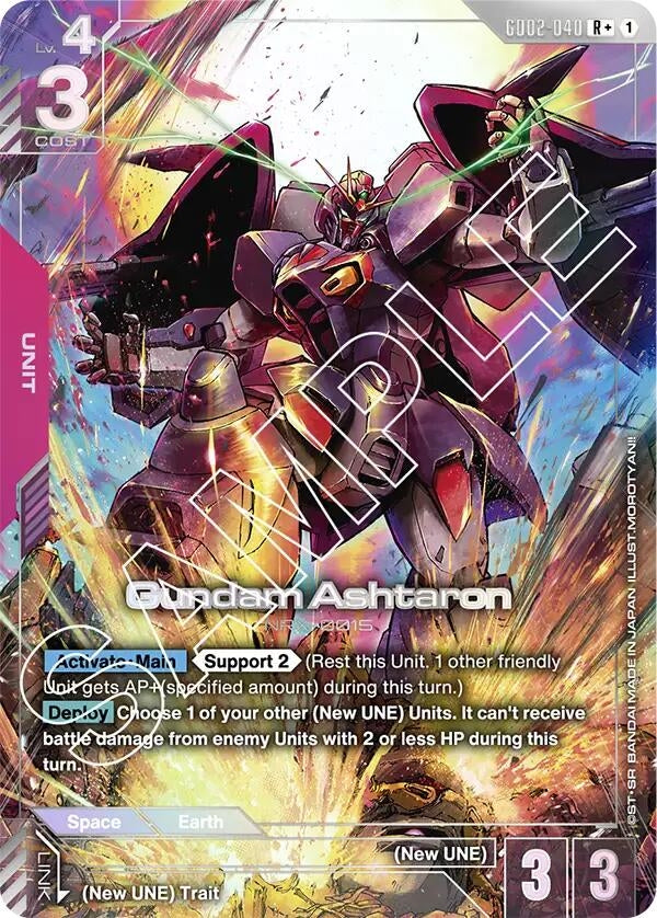 Image for Gundam Ashtaron (R+) (GD02-040) (Dual Impact) (GD02) - Gundam Card Game