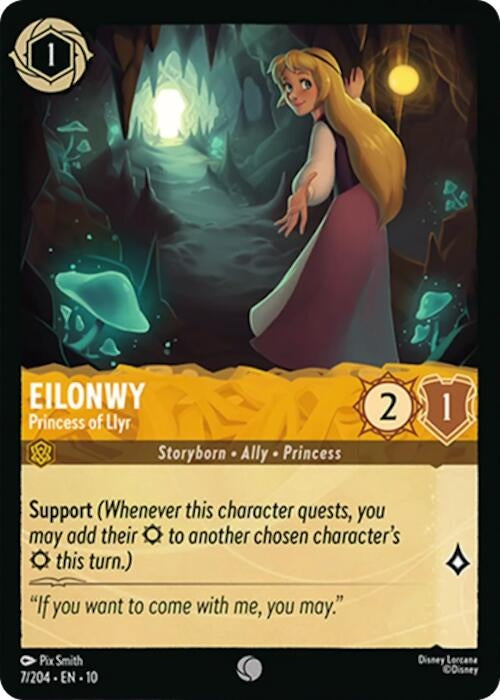 Image for Eilonwy - Princess of Llyr (7/204) (Whispers in the Well) (10) - Disney Lorcana