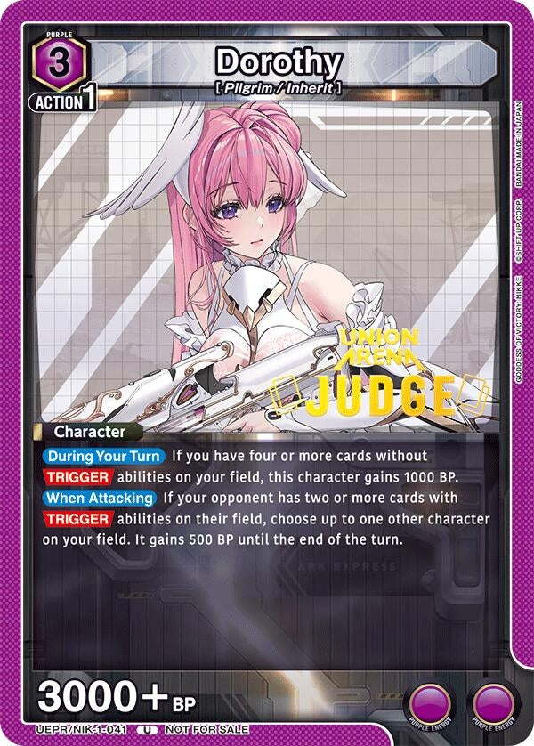 Image for Dorothy (Judge Pack) (UEPR/NIK-1-041) (Union Arena Promotion Cards) (UEPR) - Union Arena