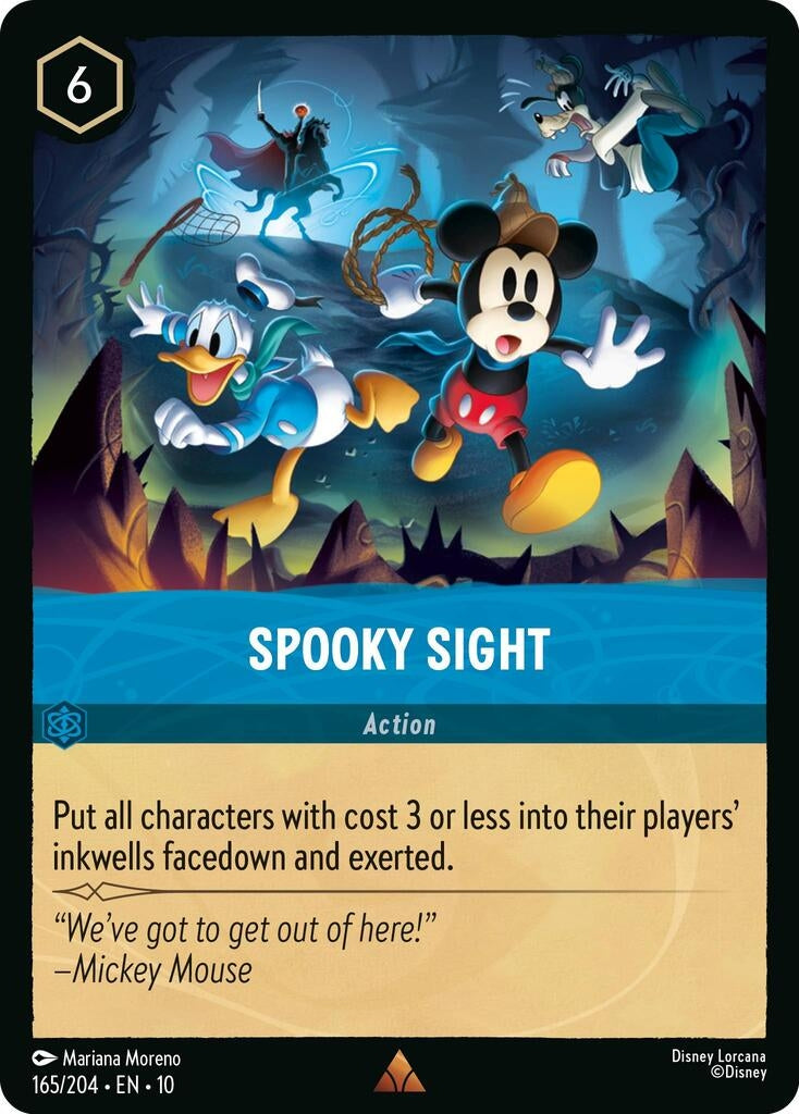 Image for Spooky Sight (165/204) (Whispers in the Well) (10) - Disney Lorcana
