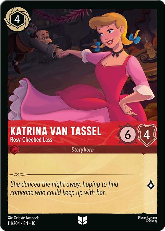 Image for Katrina Van Tassel - Rosy-Cheeked Lass (111/204) (Whispers in the Well) (10) - Disney Lorcana