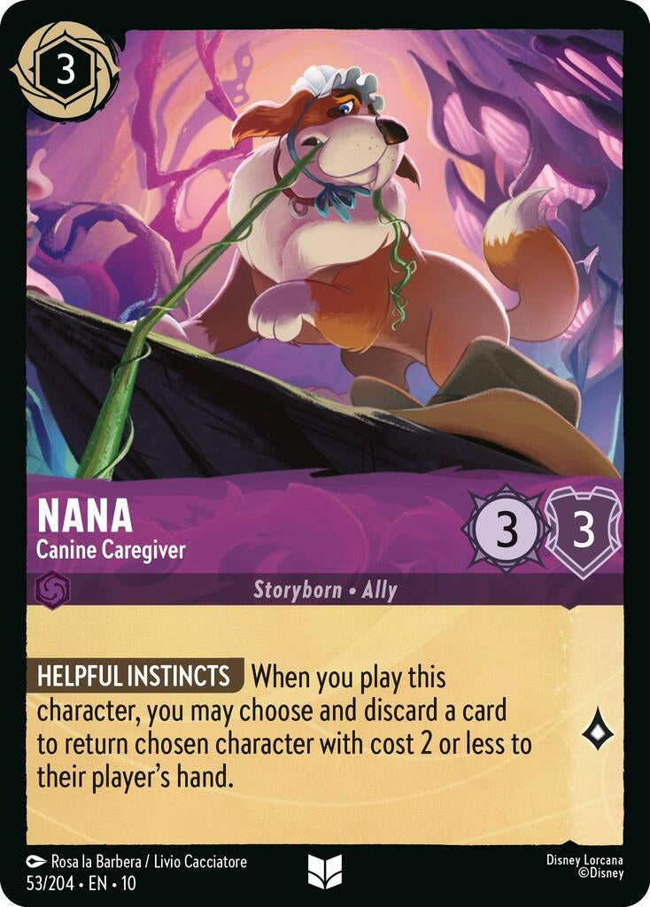 Image for Nana - Canine Caregiver (53/204) (Whispers in the Well) (10) - Disney Lorcana