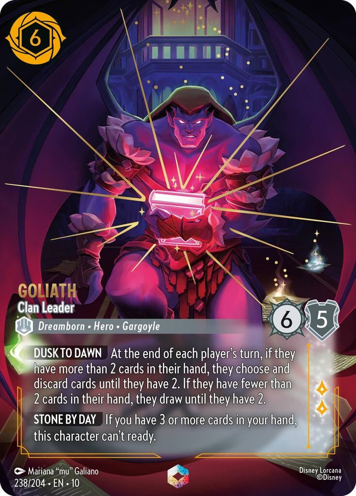 Image for Goliath - Clan Leader (Enchanted) (238/204) (Whispers in the Well) (10) - Disney Lorcana