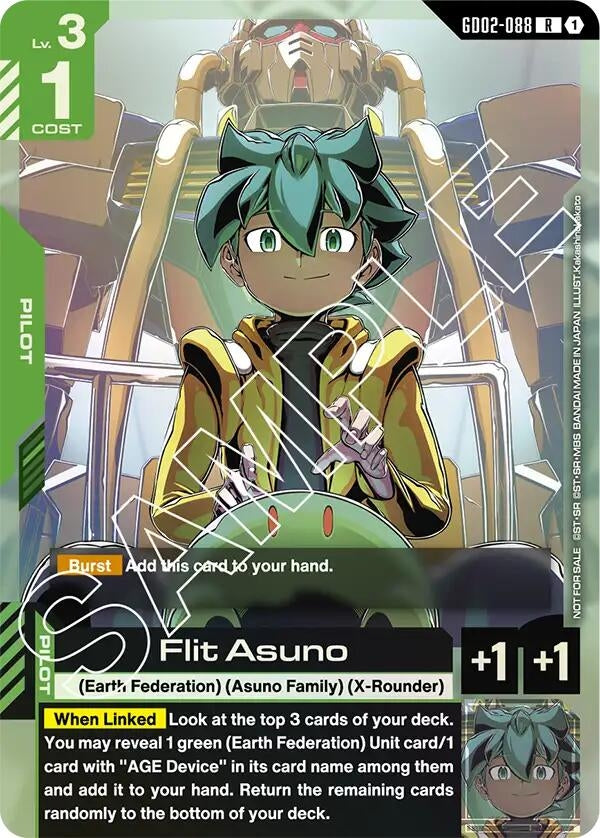 Image for Flit Asuno (GD02 Release Event) (GD02-088) (Gundam Promotional Cards) (GCG-PR) - Gundam Card Game