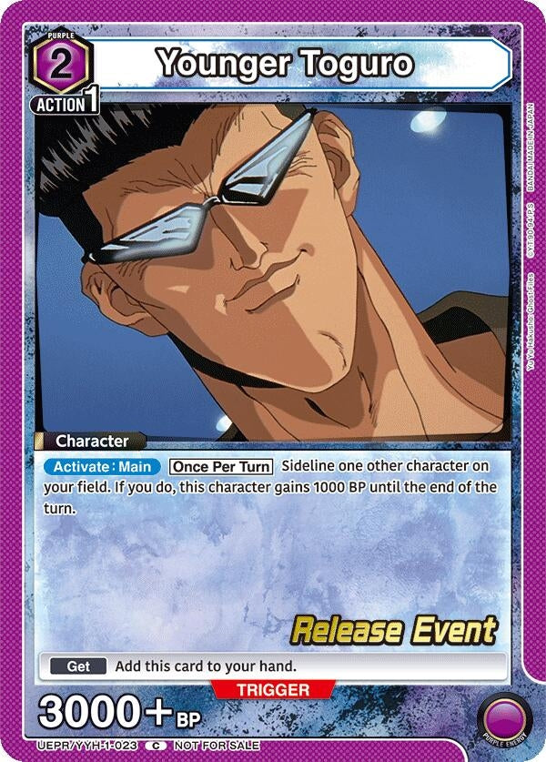 Image for Younger Toguro (023) (UEPR/YYH-1-023) (UE13BT: Yu Yu Hakusho: Ghost Files Release Event Cards) (UE13BT_RE) - Union Arena