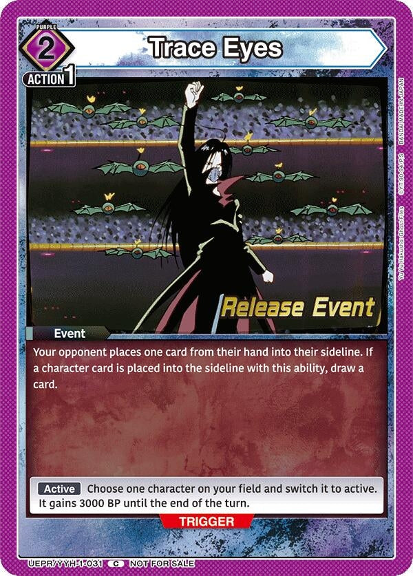 Image for Trace Eyes (UEPR/YYH-1-031) (UE13BT: Yu Yu Hakusho: Ghost Files Release Event Cards) (UE13BT_RE) - Union Arena