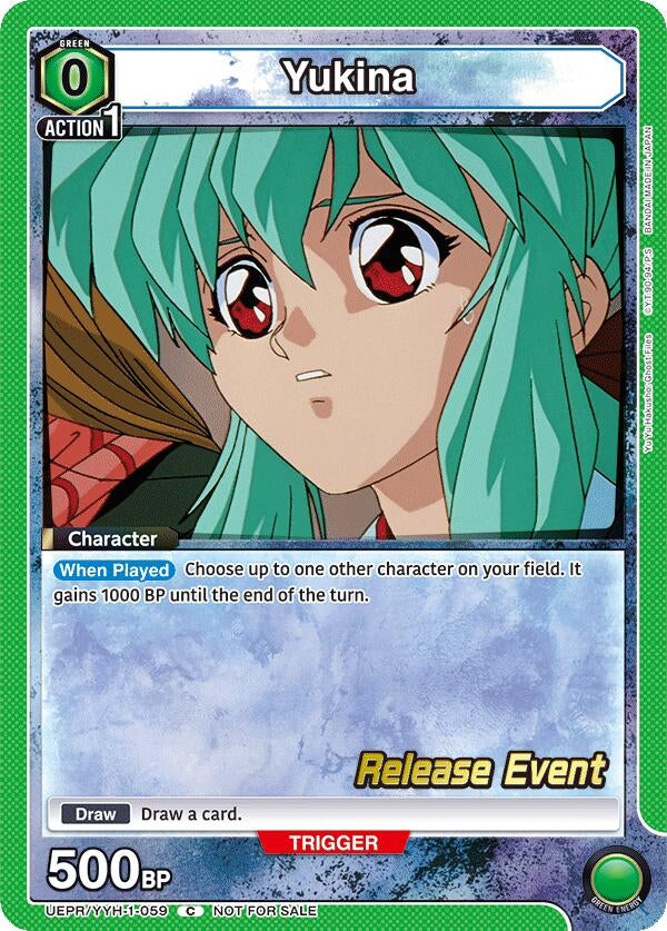 Image for Yukina (059) (UEPR/YYH-1-059) (UE13BT: Yu Yu Hakusho: Ghost Files Release Event Cards) (UE13BT_RE) - Union Arena
