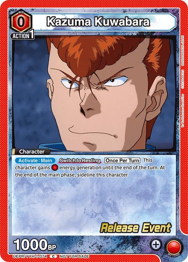 Image for Kazuma Kuwabara (074) (UEPR/YYH-1-074) (UE13BT: Yu Yu Hakusho: Ghost Files Release Event Cards) (UE13BT_RE) - Union Arena