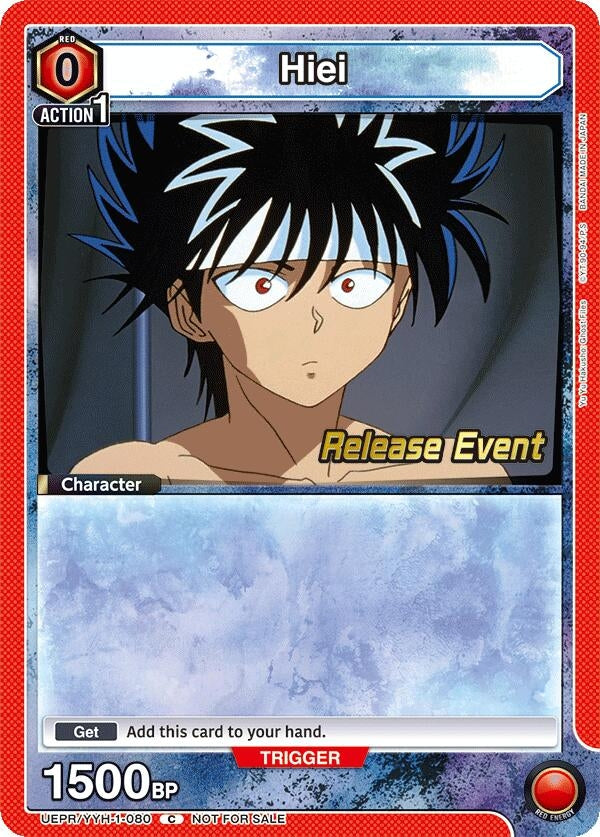 Image for Hiei (080) (UEPR/YYH-1-080) (UE13BT: Yu Yu Hakusho: Ghost Files Release Event Cards) (UE13BT_RE) - Union Arena