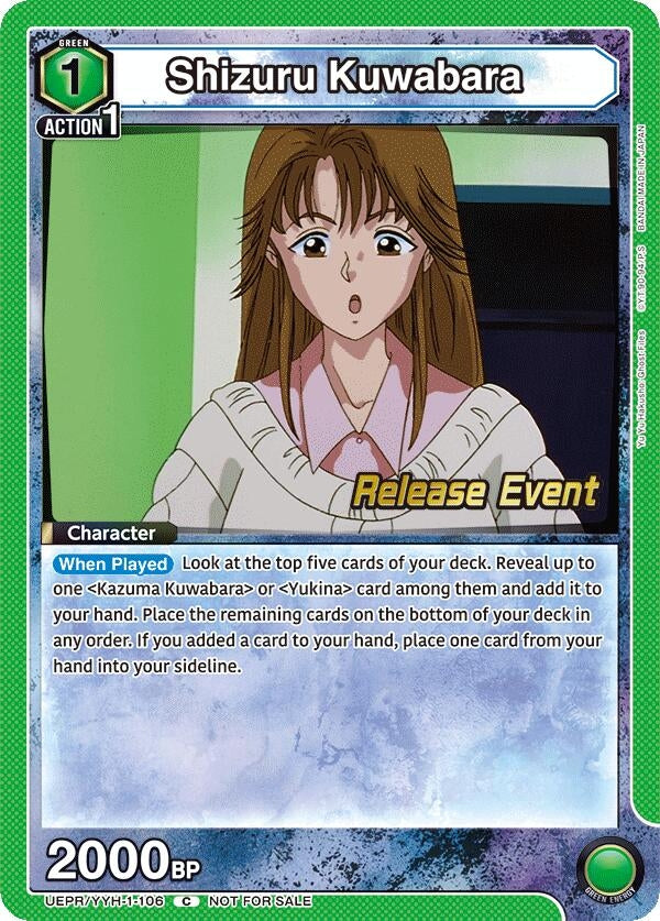 Image for Shizuru Kuwabara (UEPR/YYH-1-106) (UE13BT: Yu Yu Hakusho: Ghost Files Release Event Cards) (UE13BT_RE) - Union Arena