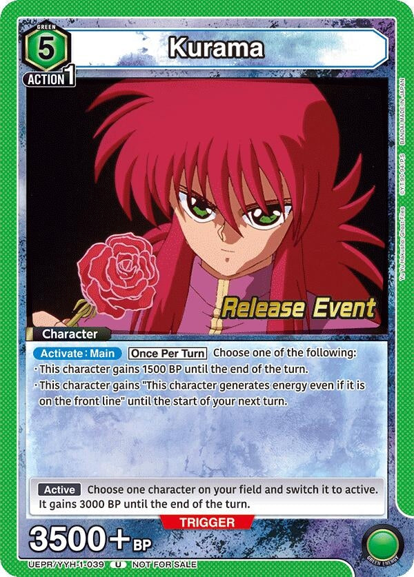 Image for Kurama (039) (UEPR/YYH-1-039) (UE13BT: Yu Yu Hakusho: Ghost Files Release Event Cards) (UE13BT_RE) - Union Arena