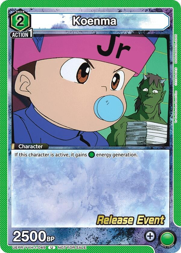 Image for Koenma (049) (UEPR/YYH-1-049) (UE13BT: Yu Yu Hakusho: Ghost Files Release Event Cards) (UE13BT_RE) - Union Arena
