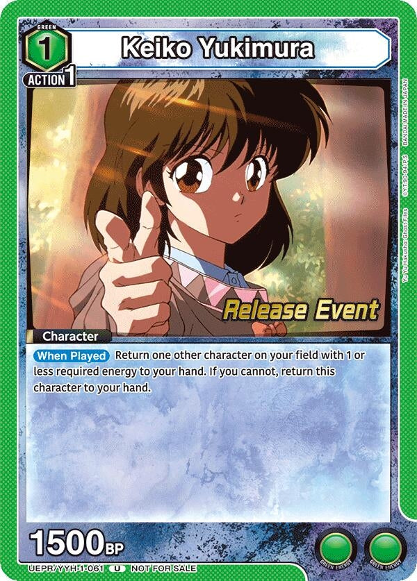 Image for Keiko Yukimura (UEPR/YYH-1-061) (UE13BT: Yu Yu Hakusho: Ghost Files Release Event Cards) (UE13BT_RE) - Union Arena