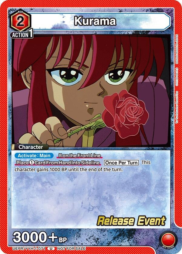 Image for Kurama (071) (UEPR/YYH-1-071) (UE13BT: Yu Yu Hakusho: Ghost Files Release Event Cards) (UE13BT_RE) - Union Arena
