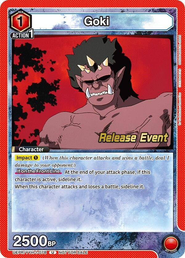 Image for Goki (078) (UEPR/YYH-1-078) (UE13BT: Yu Yu Hakusho: Ghost Files Release Event Cards) (UE13BT_RE) - Union Arena
