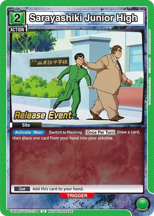 Image for Sarayashiki Junior High (UEPR/YYH-1-108) (UE13BT: Yu Yu Hakusho: Ghost Files Release Event Cards) (UE13BT_RE) - Union Arena