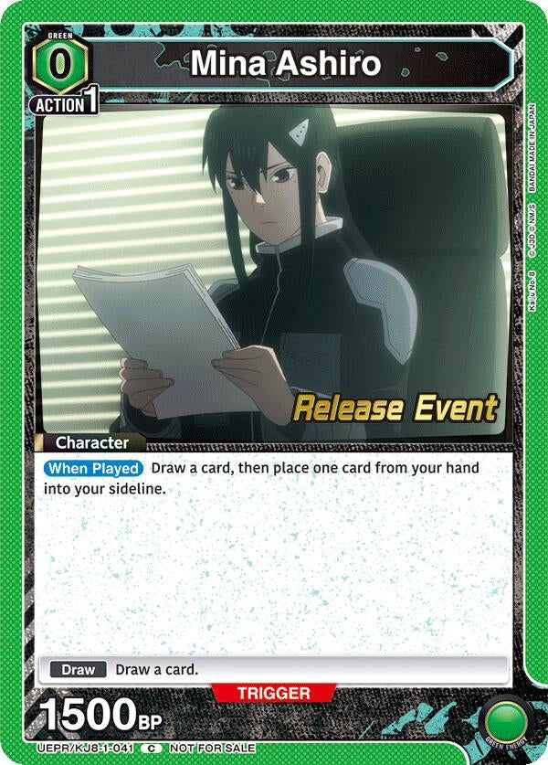 Image for Mina Ashiro (041) (UEPR/KJ8-1-041) (UE12BT: Kaiju No. 8 Release Event Cards) (UE12BT_RE) - Union Arena