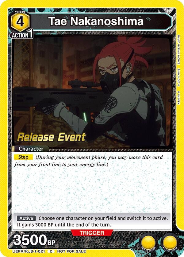 Image for Tae Nakanoshima (UEPR/KJ8-1-021) (UE12BT: Kaiju No. 8 Release Event Cards) (UE12BT_RE) - Union Arena