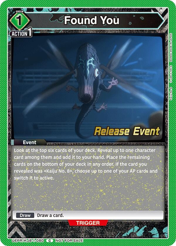 Image for Found You (UEPR/KJ8-1-080) (UE12BT: Kaiju No. 8 Release Event Cards) (UE12BT_RE) - Union Arena