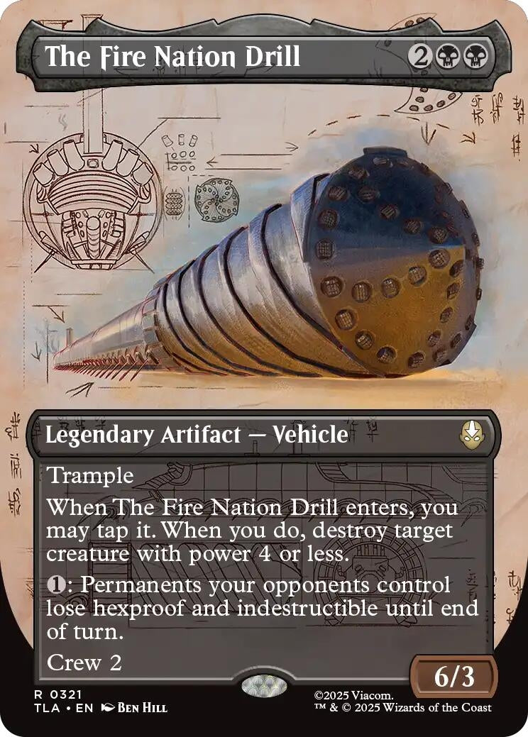 The Fire Nation Drill (Borderless) (321) (Avatar: The Last Airbender)