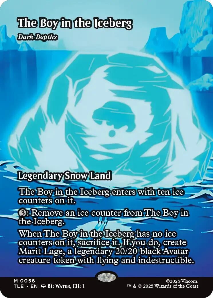 The Boy in the Iceberg - Dark Depths (Borderless) (56) (Avatar: The Last Airbender: Eternal-Legal)