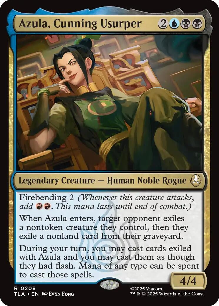 Azula, Cunning Usurper (208) (Avatar: The Last Airbender)