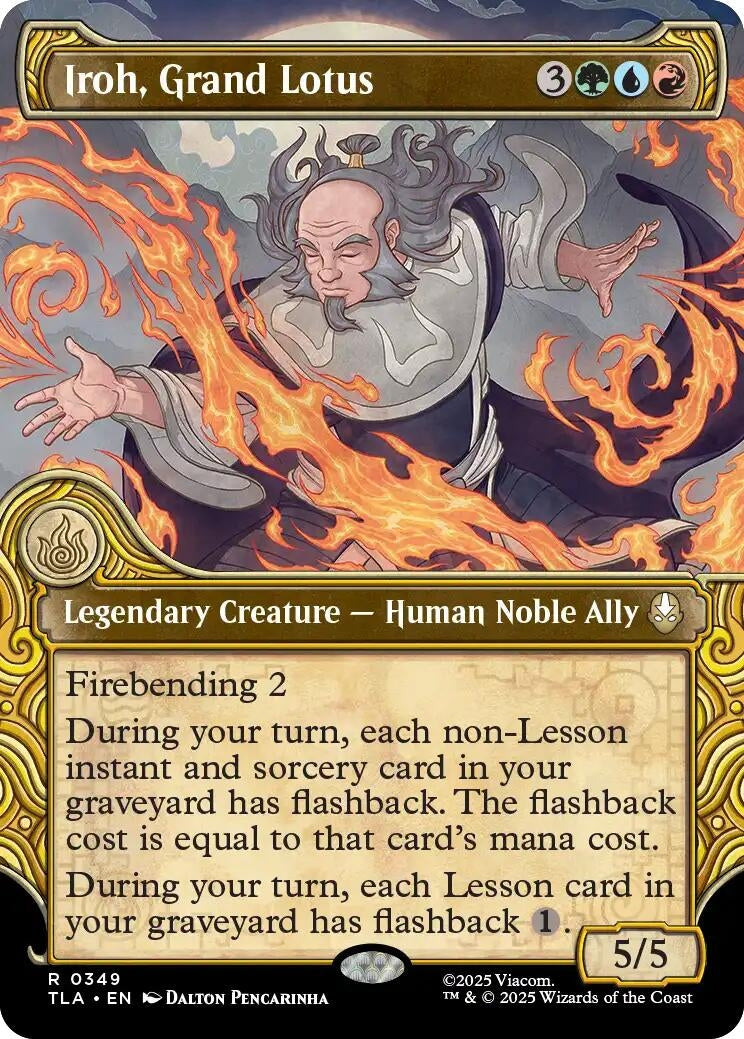 Iroh, Grand Lotus (Showcase) (349) (Avatar: The Last Airbender)