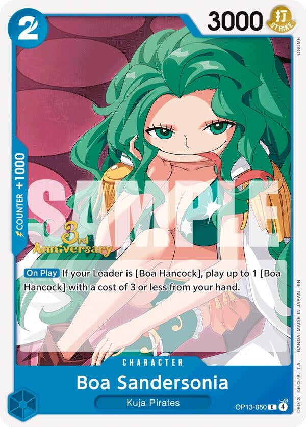 Image for Boa Sandersonia (OP13-050) (Carrying On His Will: 3rd Anniversary Tournament Cards) (OP13 ANN) - One Piece Card Game