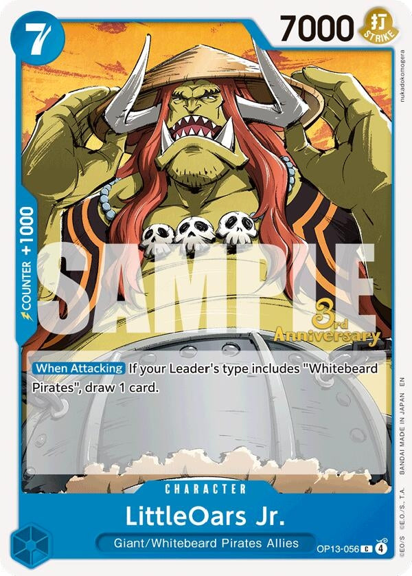 Image for LittleOars Jr. (OP13-056) (Carrying On His Will: 3rd Anniversary Tournament Cards) (OP13 ANN) - One Piece Card Game