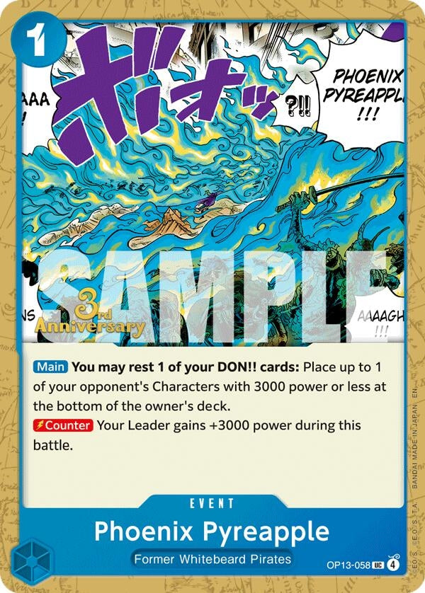 Image for Phoenix Pyreapple (OP13-058) (Carrying On His Will: 3rd Anniversary Tournament Cards) (OP13 ANN) - One Piece Card Game