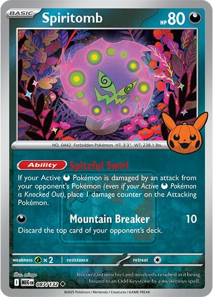 Image for Spiritomb - 087/132 (Pokeween 2025) (087/132) (Miscellaneous Cards & Products) (MCAP) - Pokemon