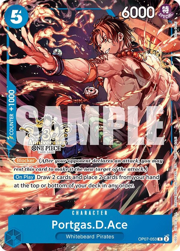 Image for Portgas.D.Ace - OP07-053 (3rd Anniversary Tournament 3 Brothers Pack) (OP07-053) (Carrying On His Will: 3rd Anniversary Tournament Cards) (OP13 ANN) - One Piece Card Game