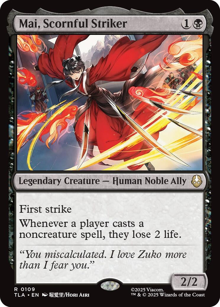 Mai, Scornful Striker (109) (Avatar: The Last Airbender)