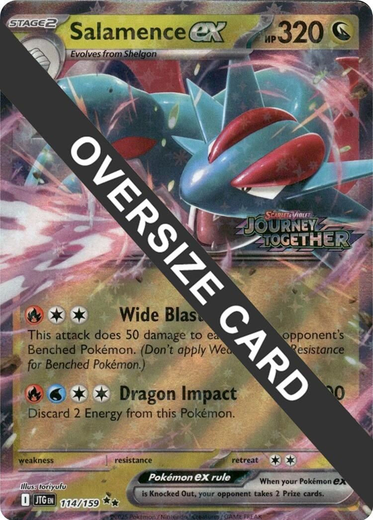 Image for Salamence ex (114/159) (Jumbo Cards) (PR) - Pokemon
