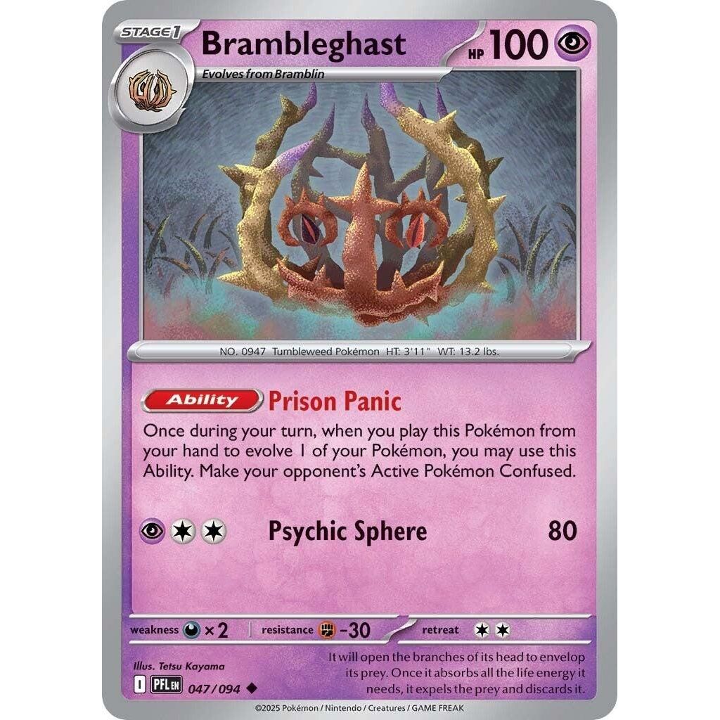 Image for Brambleghast (047/094) (ME02: Phantasmal Flames) - Pokemon