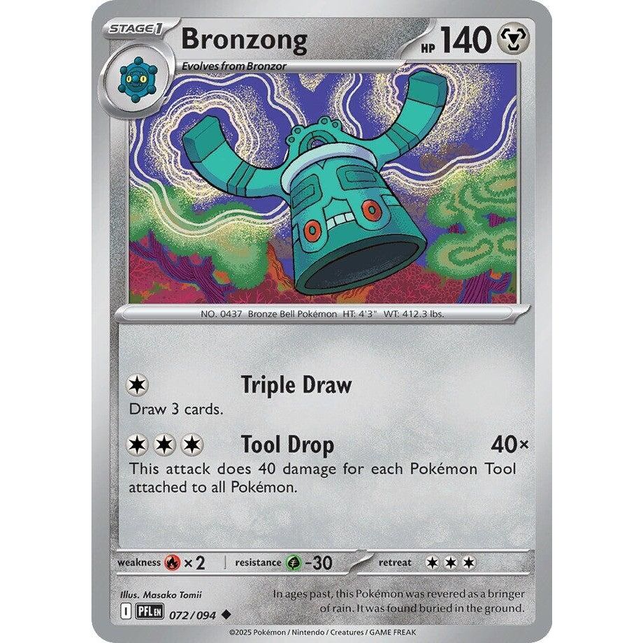 Image for Bronzong (072/094) (ME02: Phantasmal Flames) - Pokemon