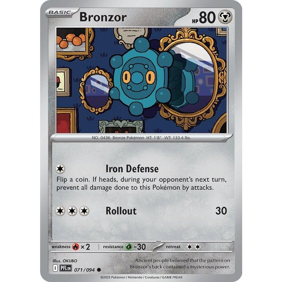 Image for Bronzor (071/094) (ME02: Phantasmal Flames) - Pokemon