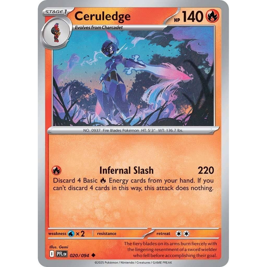 Image for Ceruledge (020/094) (ME02: Phantasmal Flames) - Pokemon