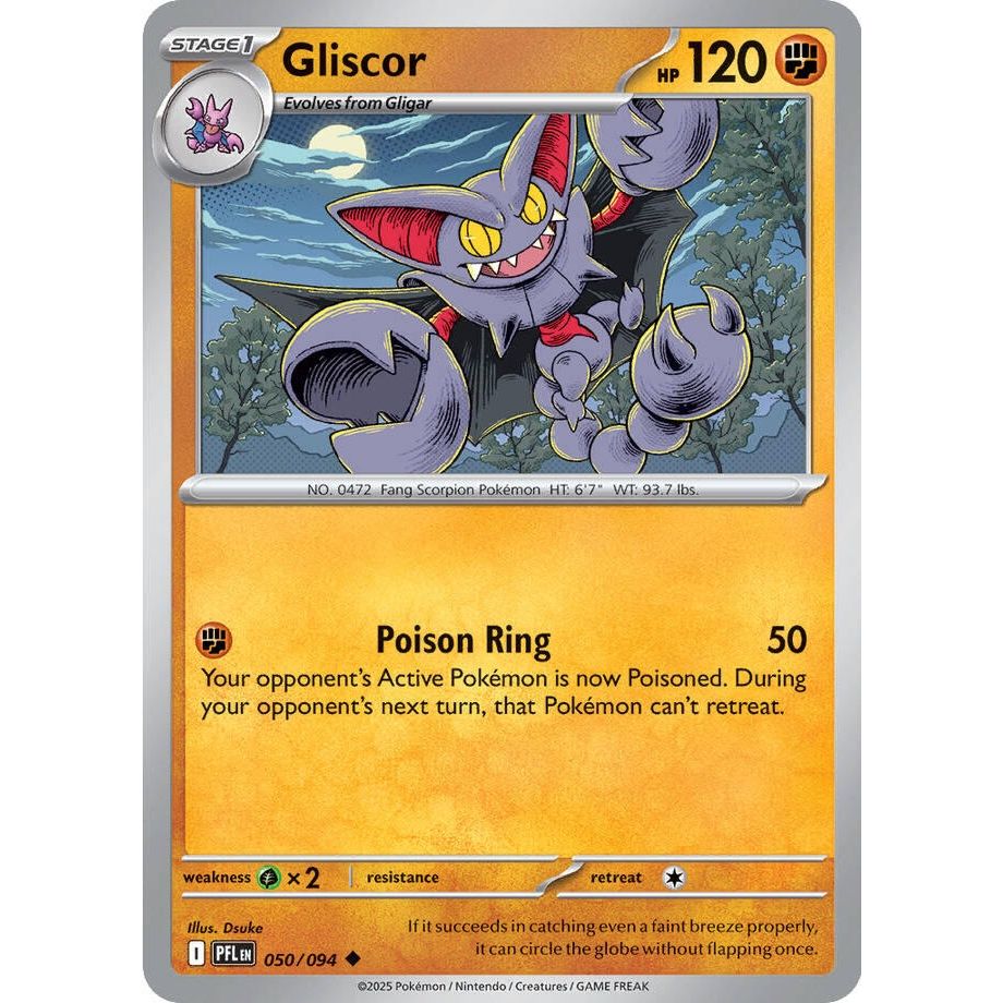 Image for Gliscor (050/094) (ME02: Phantasmal Flames) - Pokemon