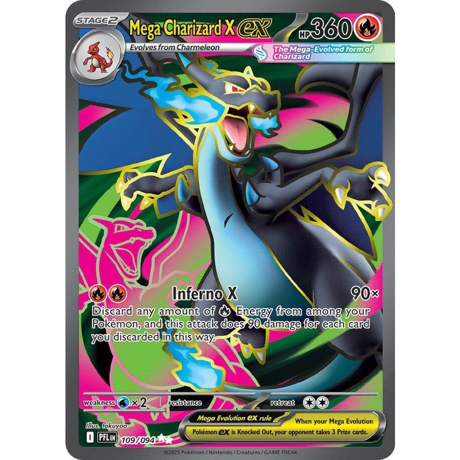 Image for Mega Charizard X ex (109/094) (ME02: Phantasmal Flames) - Pokemon