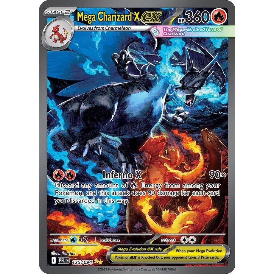 Image for Mega Charizard X ex (125/094) (ME02: Phantasmal Flames) - Pokemon