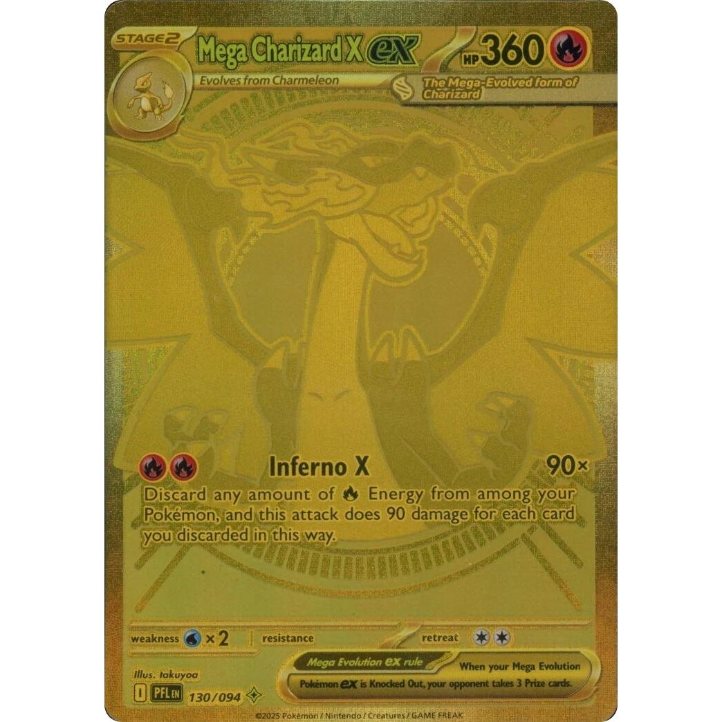 Image for Mega Charizard X ex (130/094) (ME02: Phantasmal Flames) - Pokemon