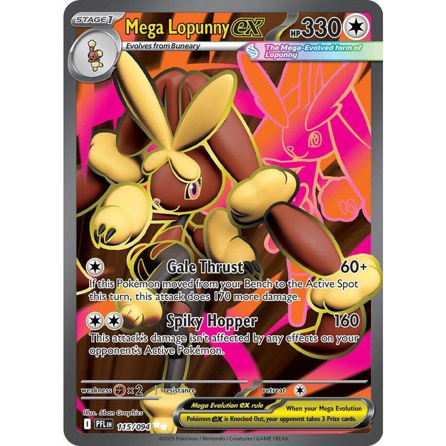 Image for Mega Lopunny ex (115/094) (ME02: Phantasmal Flames) - Pokemon