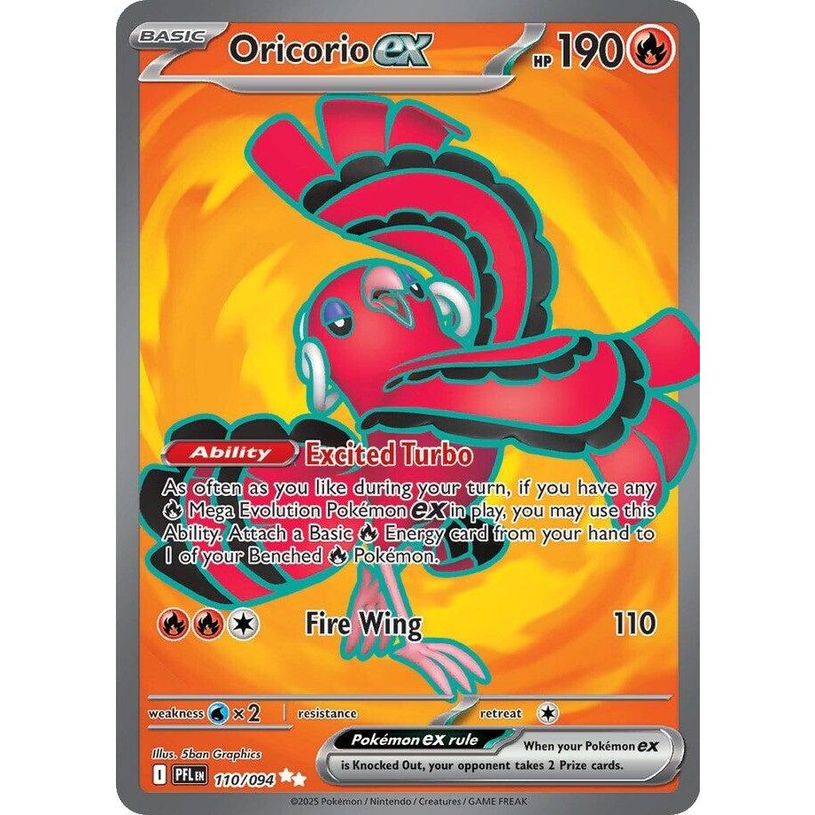 Image for Oricorio ex (110/094) (ME02: Phantasmal Flames) - Pokemon