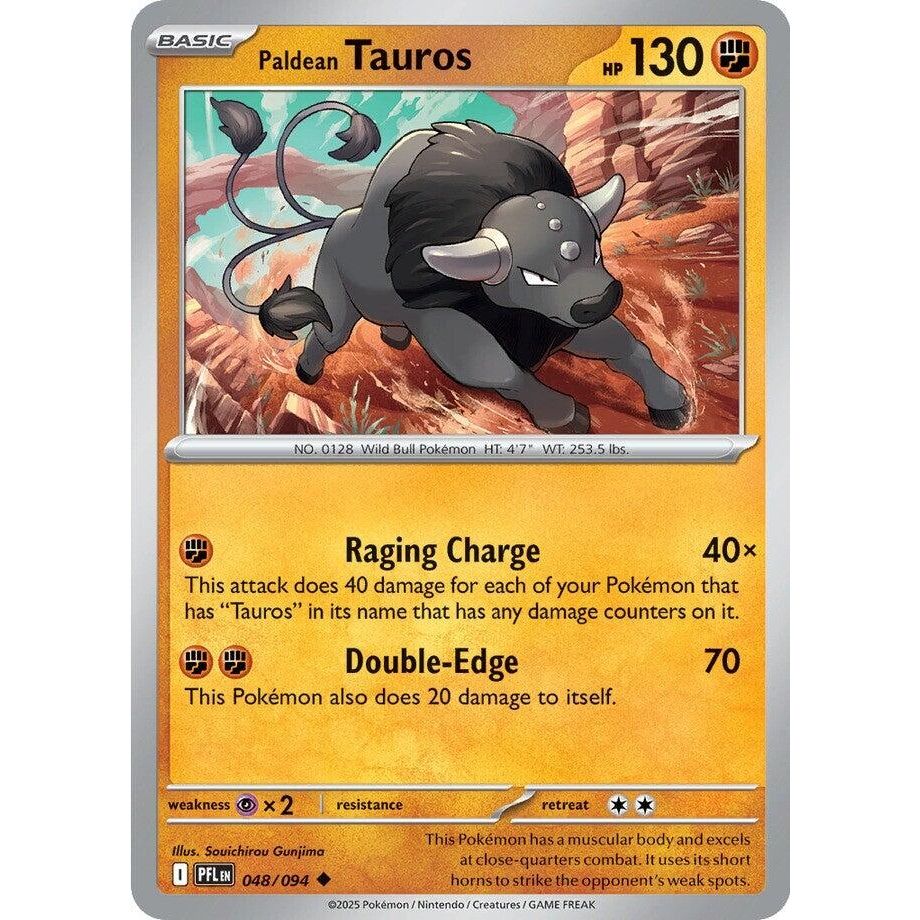 Image for Paldean Tauros (048/094) (ME02: Phantasmal Flames) - Pokemon